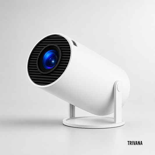 TRIVANA Smart Mini Projector with Wi-Fi 6, Bluetooth & 4K Support